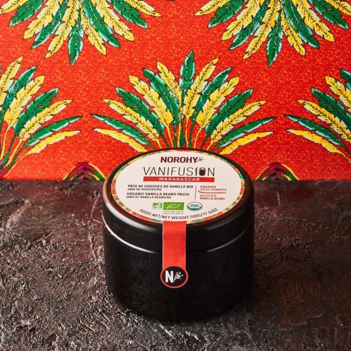 vanifusion pate gousses vanille madagascar bio par norohy