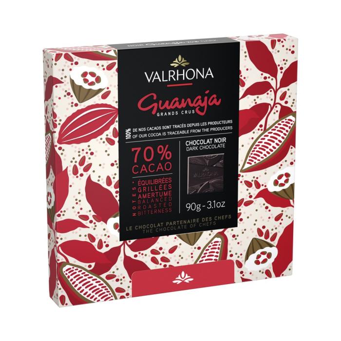 coffret 18 carres guanaja 70 par valrhona