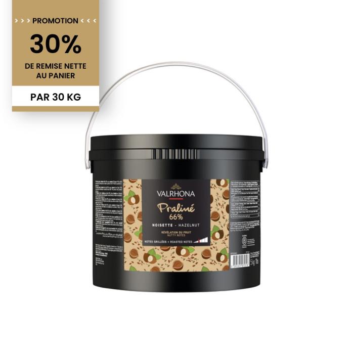 promotion praline noisette 66 fruite 30 kg par valrhona