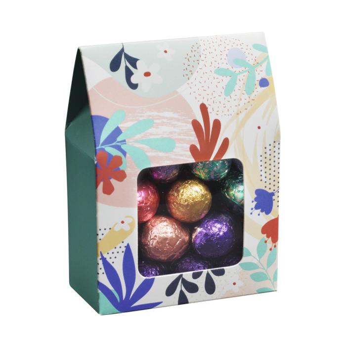 packaging oeufs fritures theme paques par valrhona