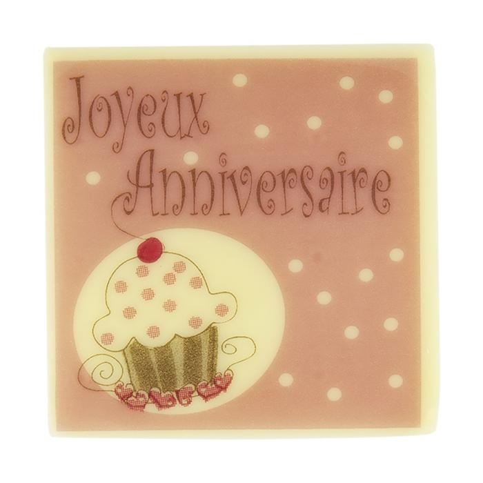 carré muffin j. anniversaire par chocolatree