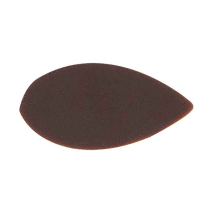 decor mini feuille elegance pur chocolat noir par chocolatree