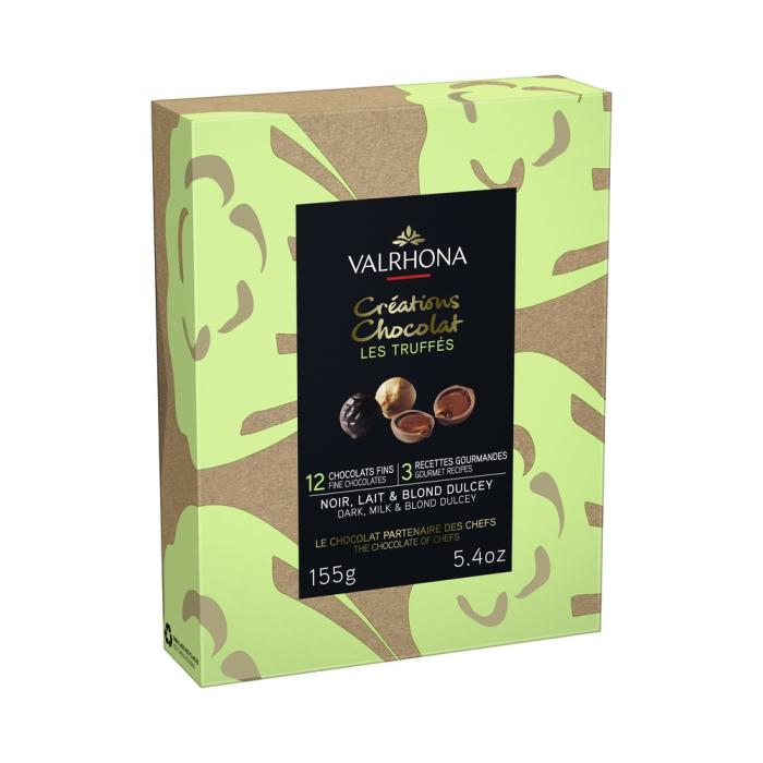 coffret 12 truffes 150g par valrhona