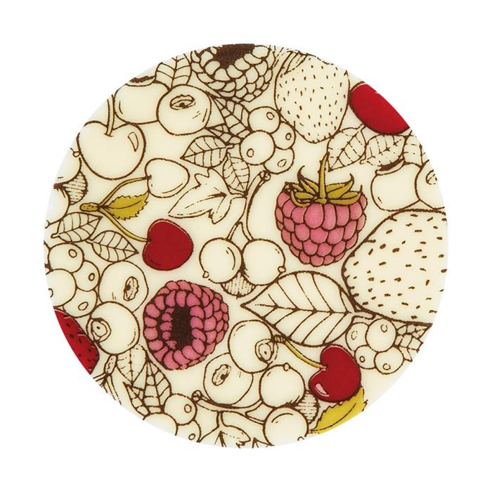decor rond fruits rouges par chocolatree