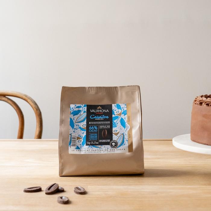 chocolat noir caraibe 66 par valrhona