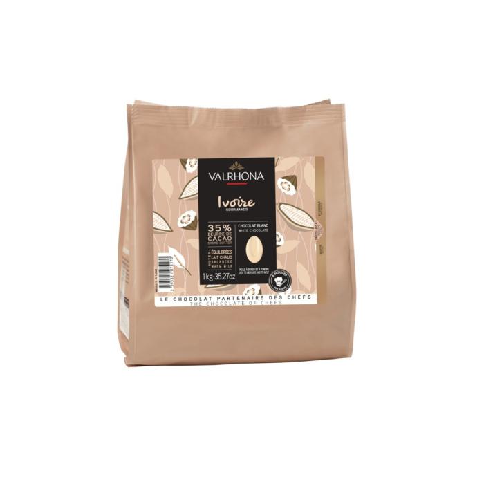 chocolat blanc ivoire 35 par valrhona