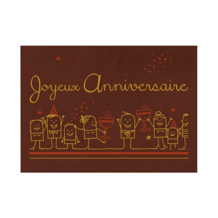 rectangle fête joyeux anniversaire par chocolatree