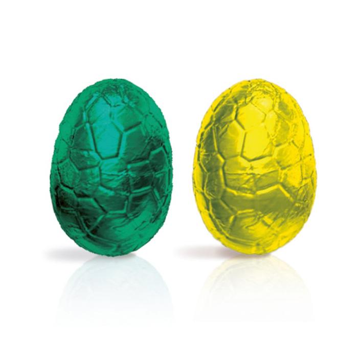 œuf praliné amandes noisettes. plié (2 coloris) par valrhona