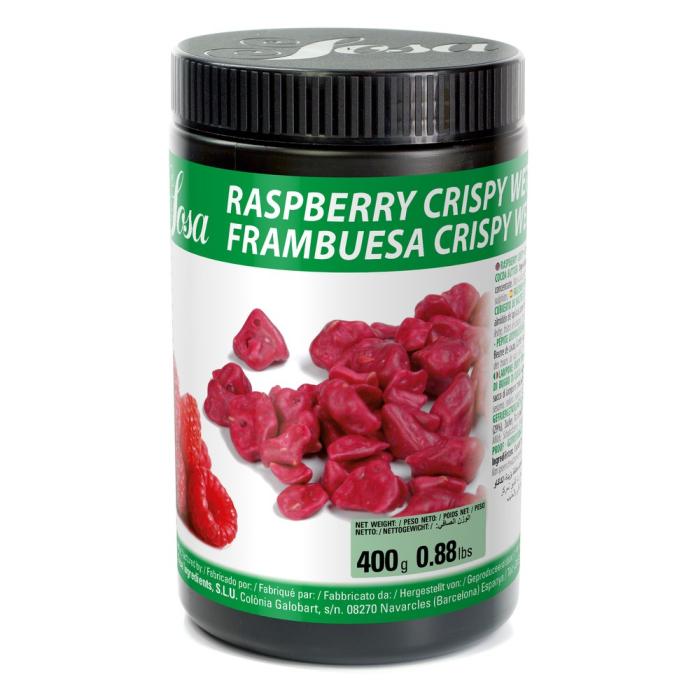 Framboises entières fruits lyophilisés Sosa Ingrédients 75 g