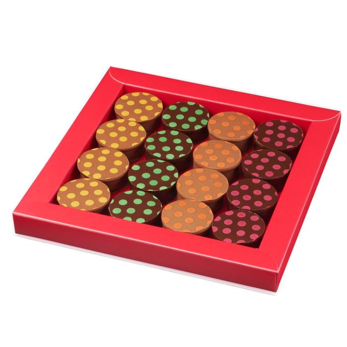 Grande boite pop par Valrhona