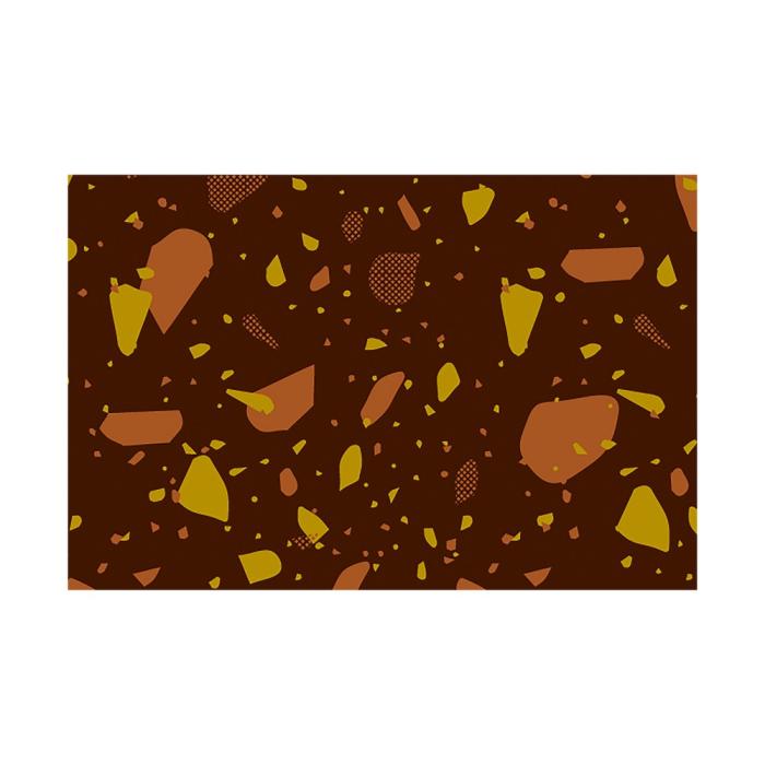 decor transfert terrazzo orange par chocolatree