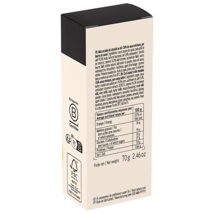 etui mais caramelia 70 g par valrhona