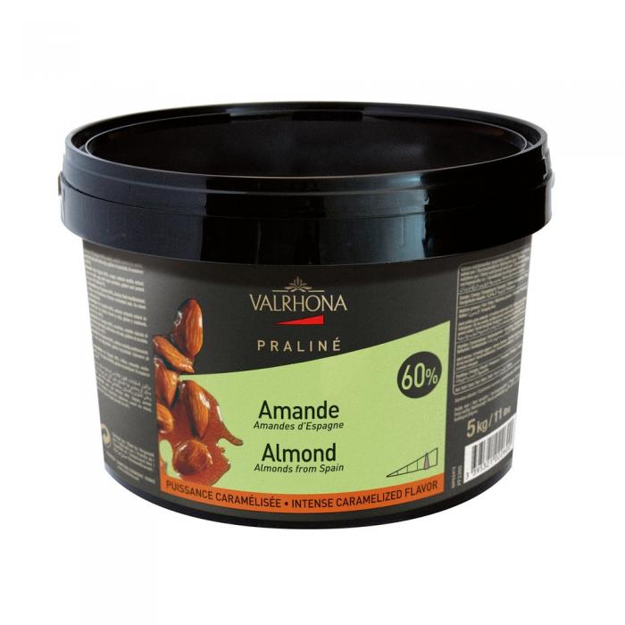 Praline Amande 60% caramelise 5 kg par Valrhona