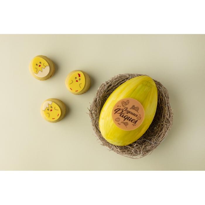decor ovale poussin poule paques 3 modeles par chocolatree