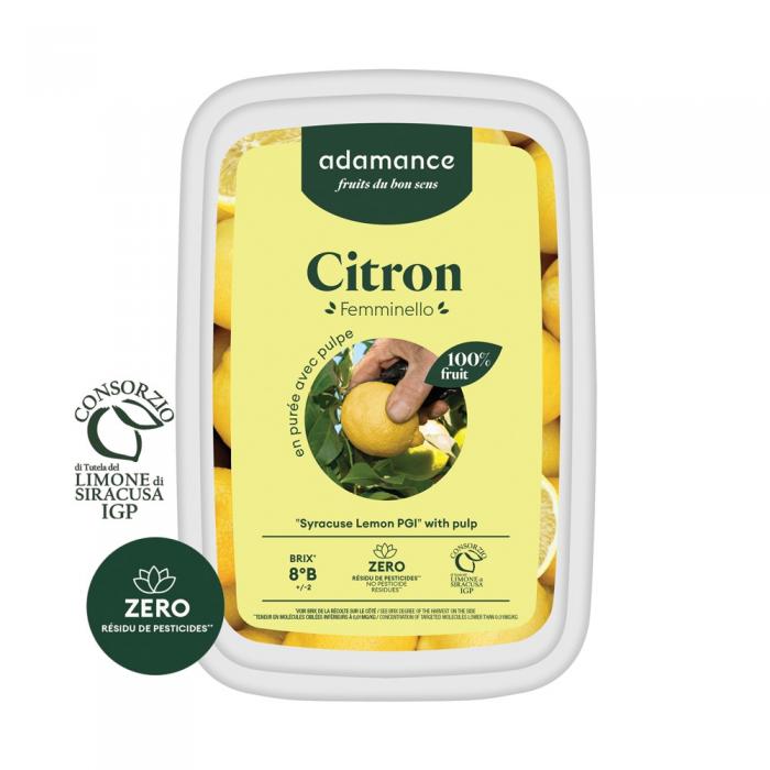 Citron femminello en puree 1kg par Adamance