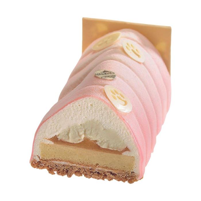 moule buche piano par valrhona