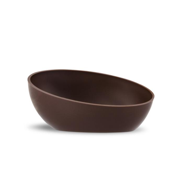 Ovalis noir format dessert par Valrhona