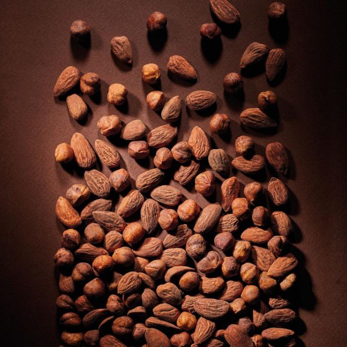 praline brut amandes noisettes 50 par valrhona