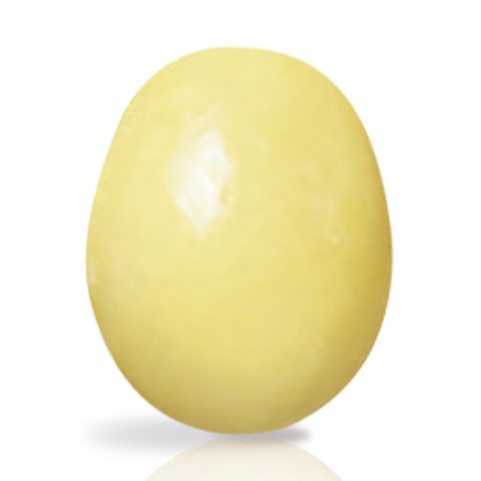 œuf feuillete jaune. par valrhona