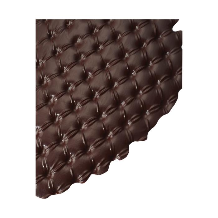 feuille relief cadre matelasse par chocolatree