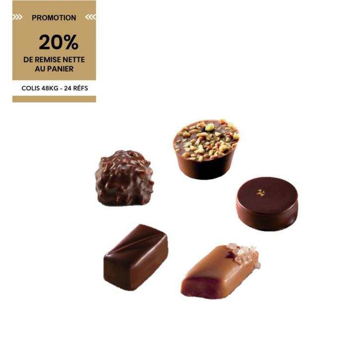 assortiment bbc 48 kg par valrhona