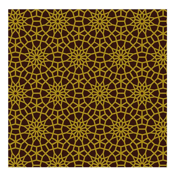 transfert mosaique jaune d'or par chocolatree
