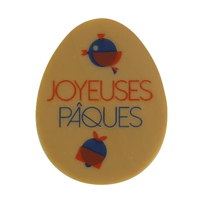 ovale joyeuses pâques par chocolatree