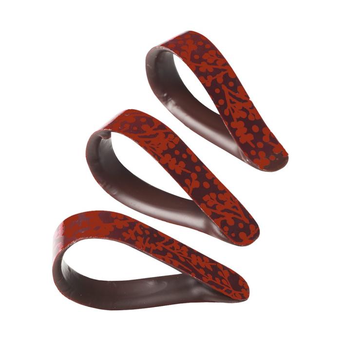 bouclette bourgeons orange par chocolatree