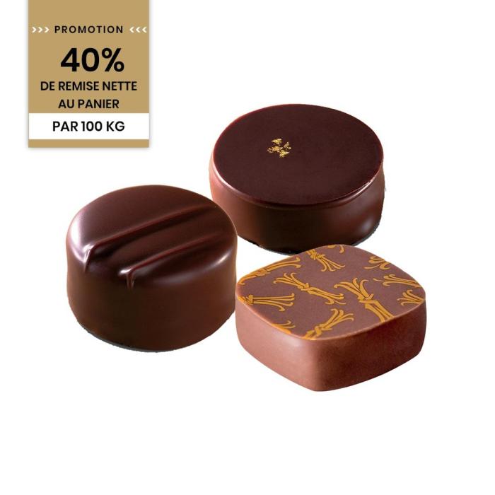 promotion colis bonbons chocolat 100kg par valrhona