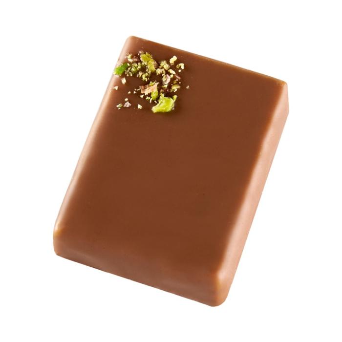 bbc promesse praline pistache lait par valrhona