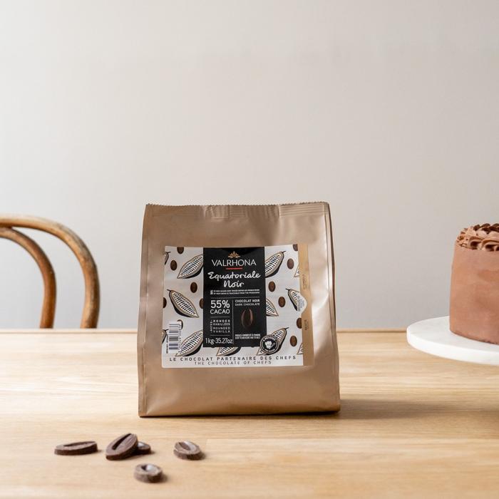 equatoriale noire 55 par valrhona