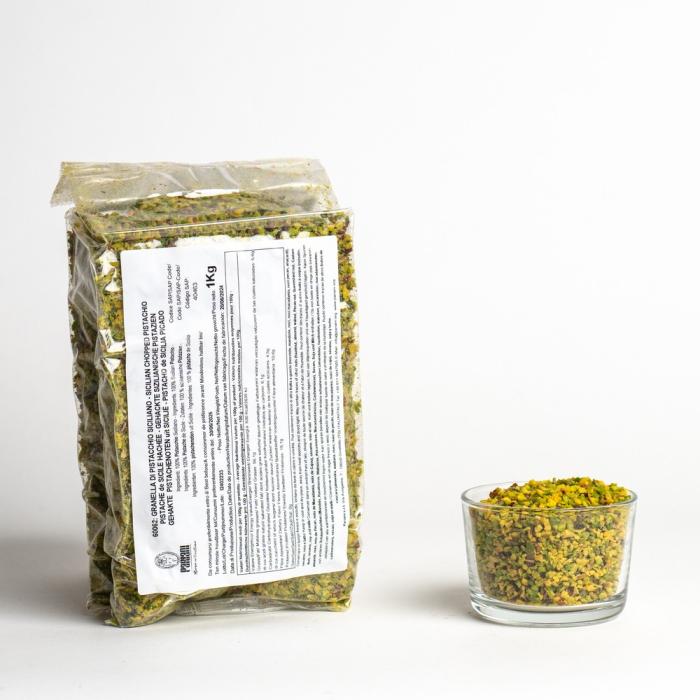 pistaches hachees grains par pariani