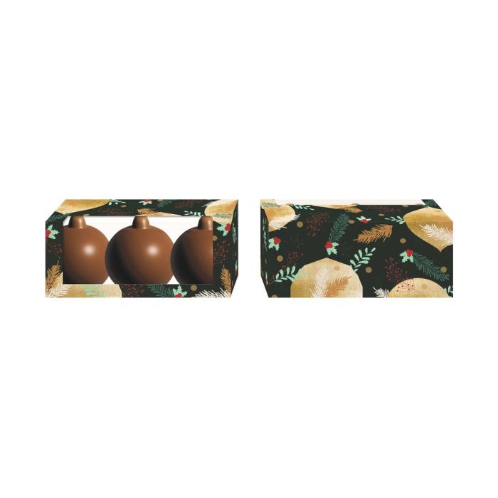 packaging 3 boules noel cercle v par valrhona