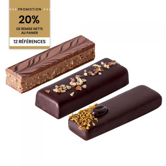 Promotion 12 barres choco'bar par Valrhona