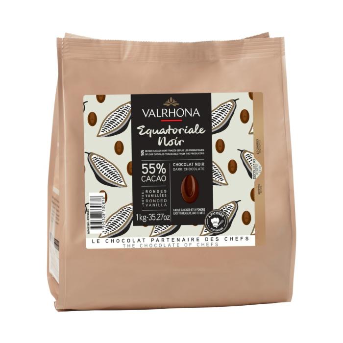 equatoriale noire 55 par valrhona