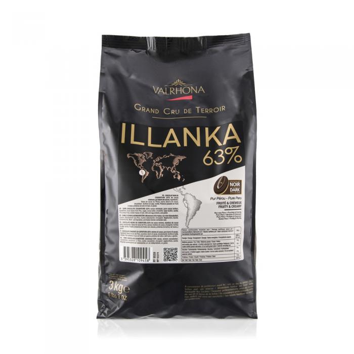 Illanka 63% fèves 3 kg