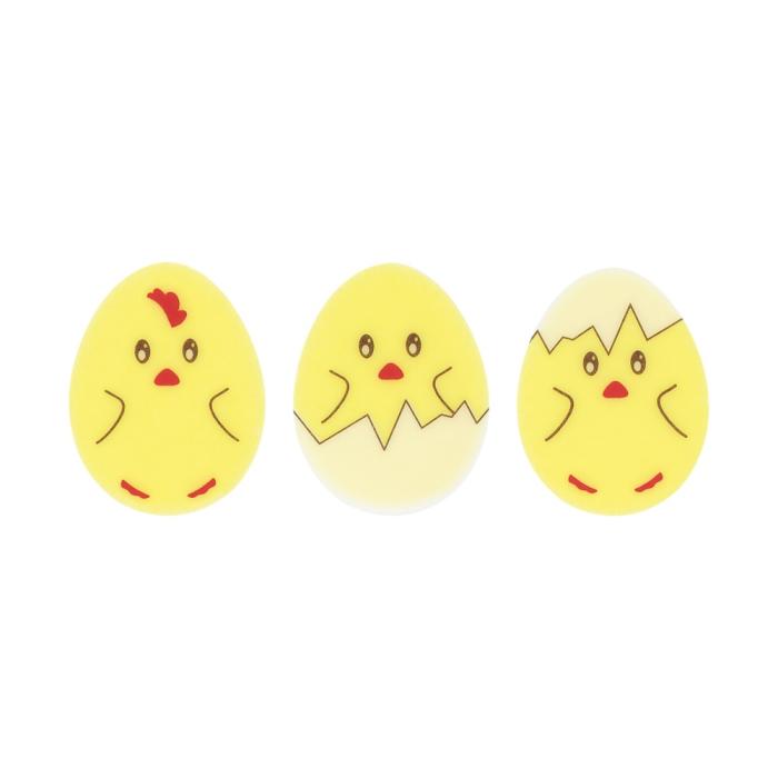 decors ovale poussin poule paques par chocolatree