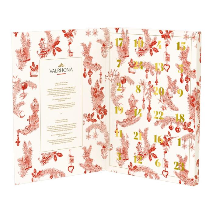 calendrier avent noel 2025 par valrhona