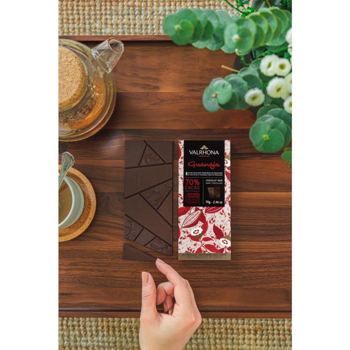 tablette chocolat noir guanaja 70 par valrhona