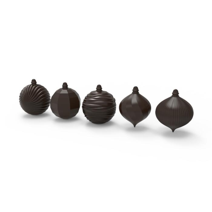 Moules de Noël  Chocolat Valrhona