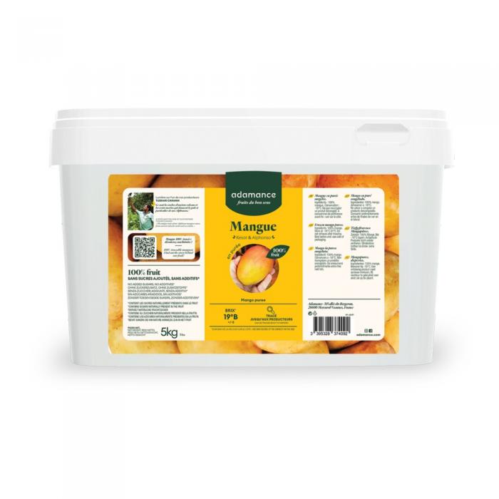Mangue kesar et alphonso en purée 5kg