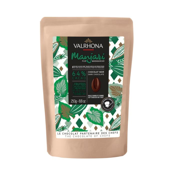 chocolat noir manjari 64 par valrhona