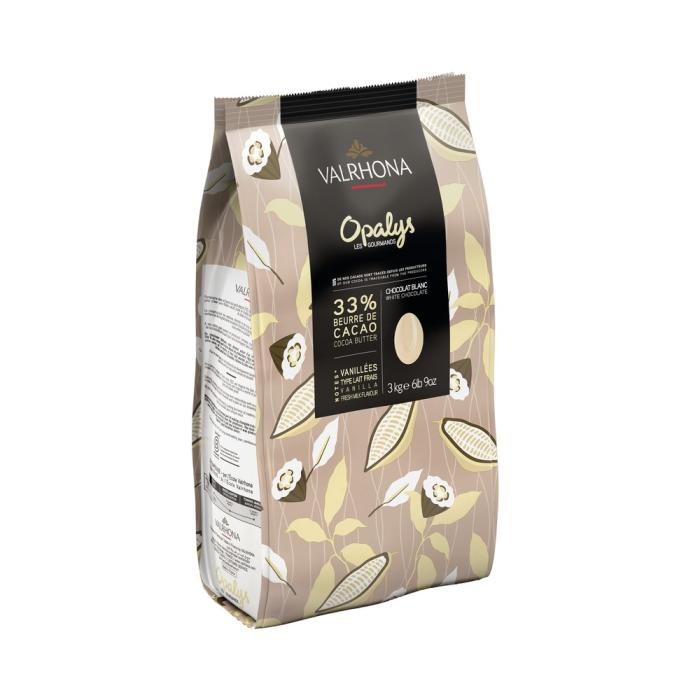 chocolat blanc opalys 33 par valrhona