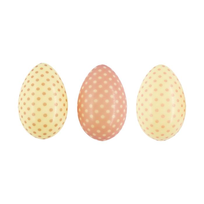 œufs pois pâques 3 modèles par chocolatree