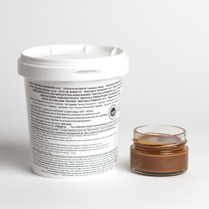 pate pure noisette torrefaction moyenne par pariani
