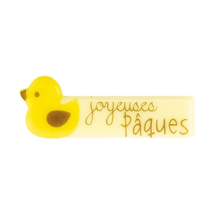 rectangle poussin j. pâques par chocolatree