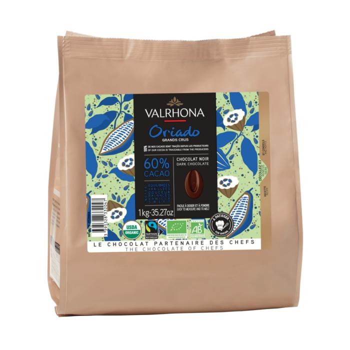 chocolat noir oriado 60 bio par valrhona