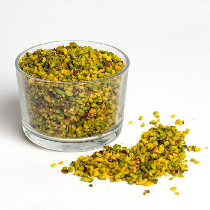 pistaches hachees grains par pariani