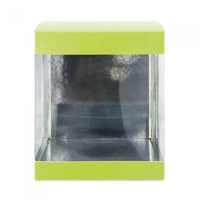 Boite verte pour moulage de 14 cm