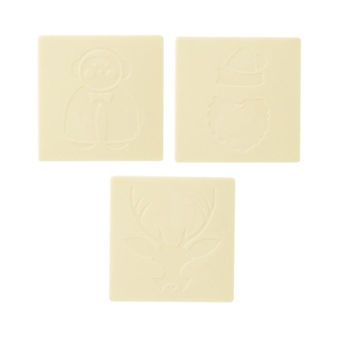 embout texture blanc 6 modeles par chocolatree